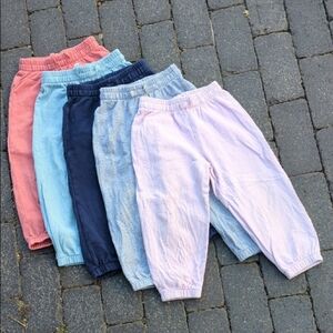 Bundle of Hanna Andersson Sweatpants, Size 3T